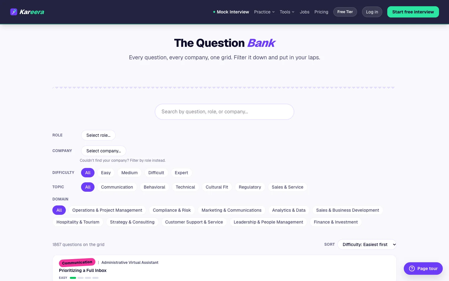 Kareera question bank