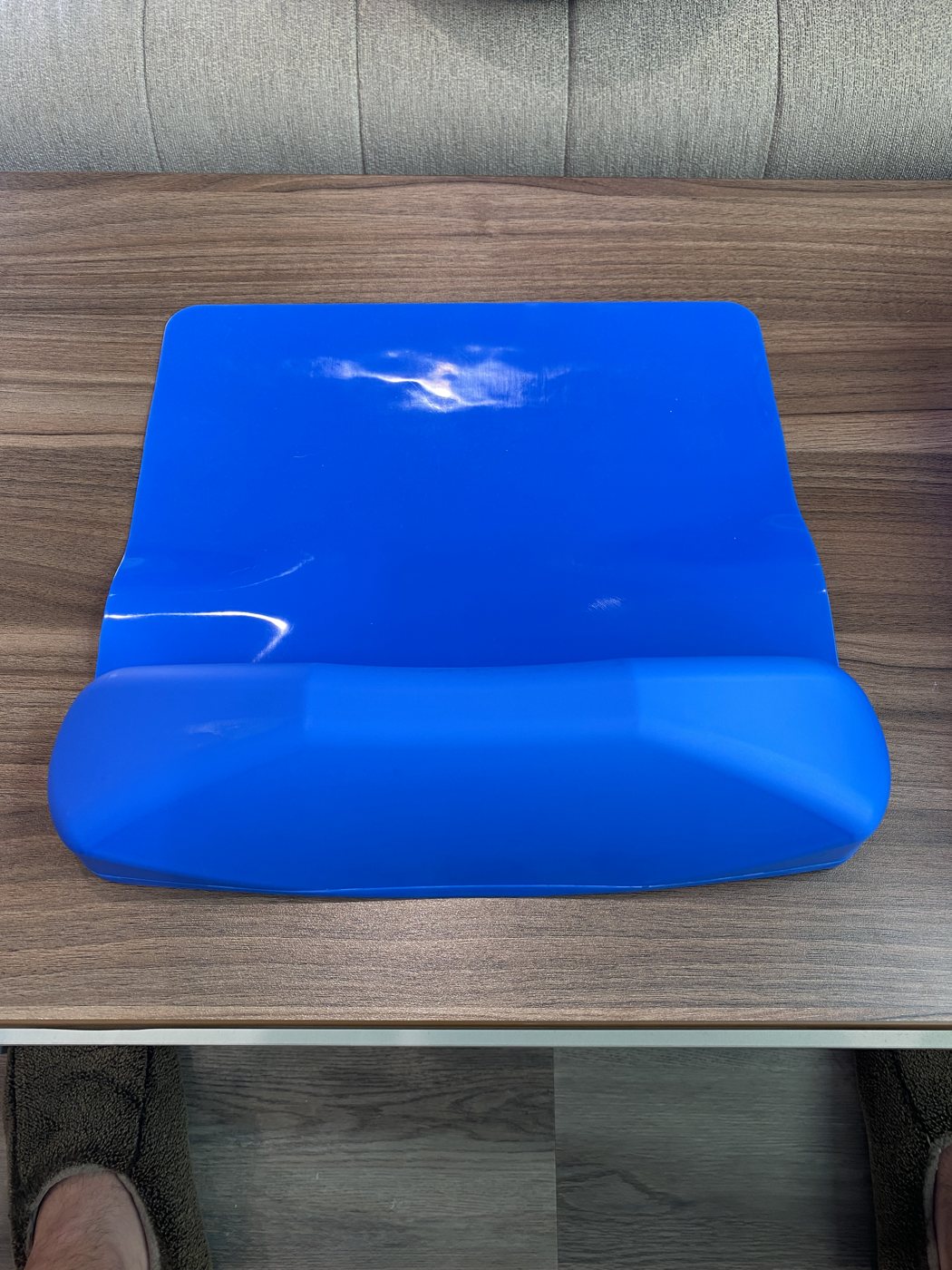 A ROO mat on the counter in 2023