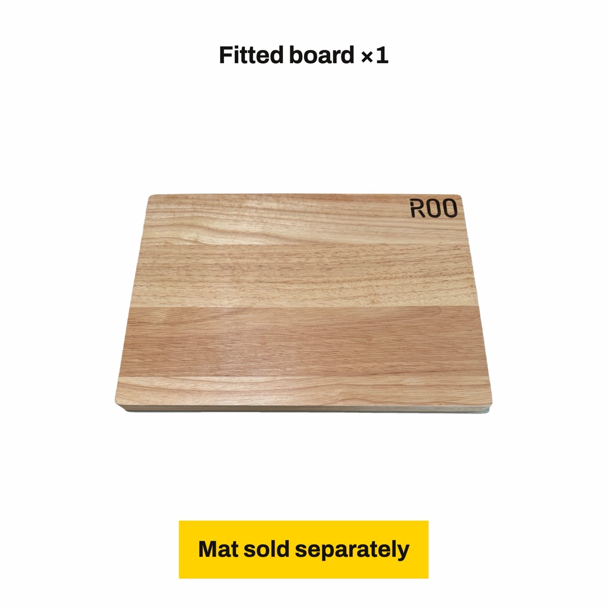 What's included with the board: one fitted board